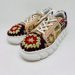 FP Movement by Free People Multicolor Crochet Sneakers